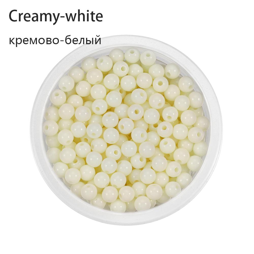 10-200pcs Mixed Acrylic Plastic Smooth Round Ball Spacer Beads 6 8 10 12MM Pick Size For Jewelry Making Accessories