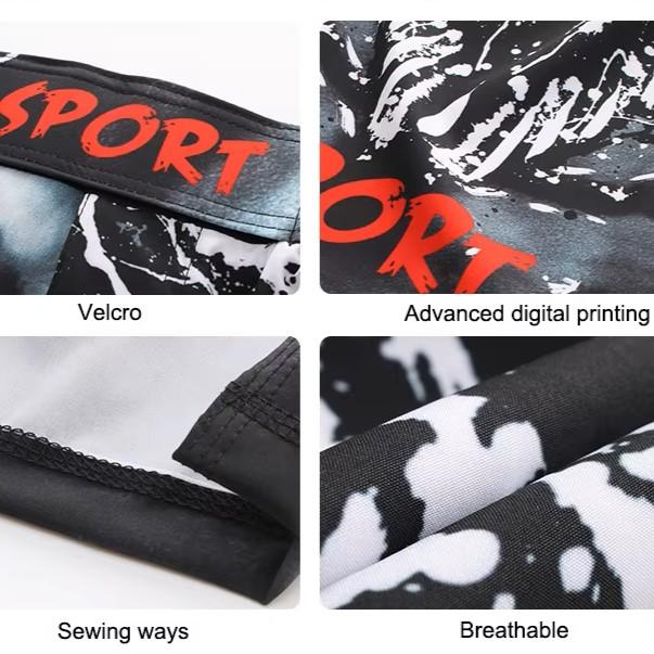 Schlange Kobra Wolf Schädel Panda Hai Affe MMA Muay Thai Kickboxen Shorts Kampfsport UFC Boxer Unisex Männer Frauen Hose Training Sport