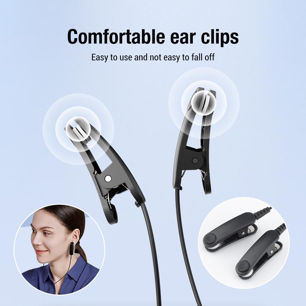 Ear Clip Type Intelligent Fast Sleep Aid Relieve Insomnia Anxiety Depression Migraine Head Improve Night Sleep Device