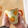 Retro Pure Hand-Painted Ceramic Cup Souvenir Creative Mug Coffee Cup High Value Water Cup