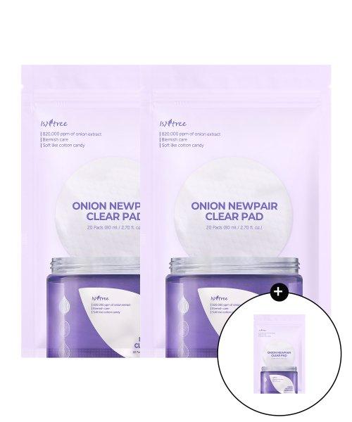 Isntree Onion Newpair Clear Pad 20 Sheets (Refill) 2+1 NONE