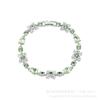 Ji's High-Quality Four-Leaf Clover Diamond Bracelet for Women – Super Shiny Crystal, Luxurious and Elegant Hand Jewelry