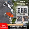 Password Lock Valve Anti-theft Faucet Garden Watering As Shown Password Lock Anti-freezing Design Copper Construction