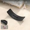 Kids Balance Board, Tactile Training Seesaw, Indoor Curved Toy, HDPE, AntiSlip Black 90cm
