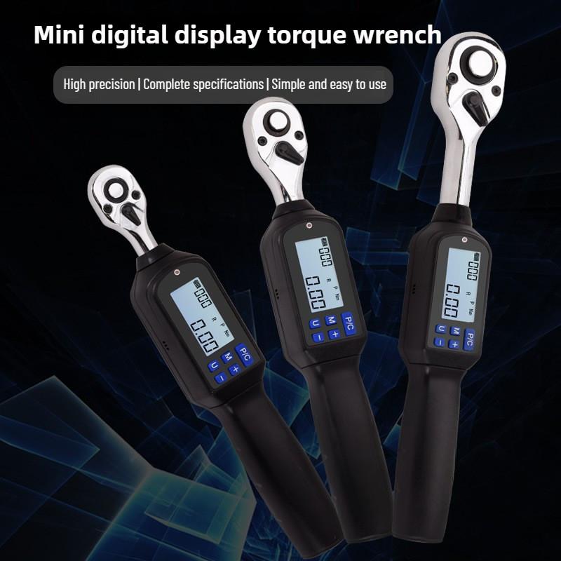 Llave dinamométrica digital de mini pantalla de alta precisión 100 Nm herramienta de medición de par llave para reparación de automóviles y bicicletas