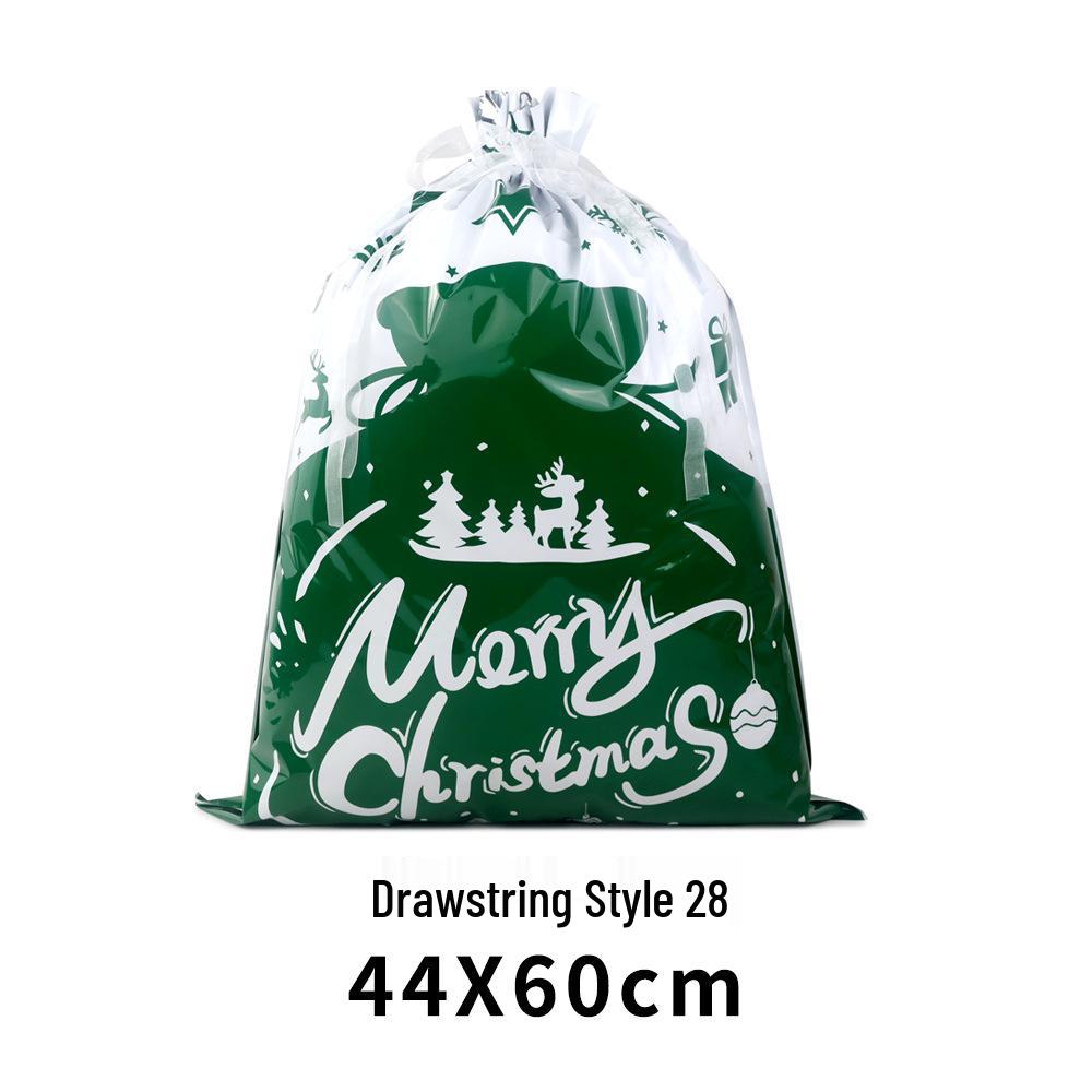 Exclusive Christmas Drawstring Gift Pouch - Festival Candy Bag in Stock