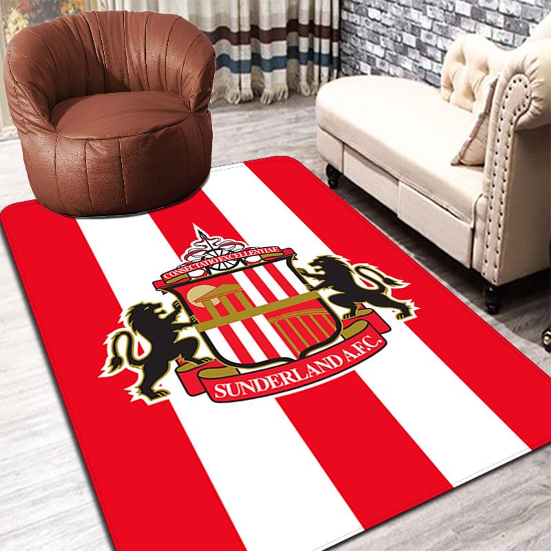 Sunderland Pattern Rug Floor Mat for Living Room or Bedroom Soft and Comfortable Carpet a Gift for Birthday and Holiday.
