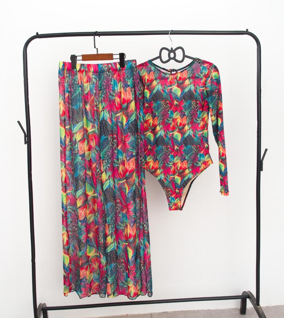New One-Piece Sunbathing Swimsuit Set