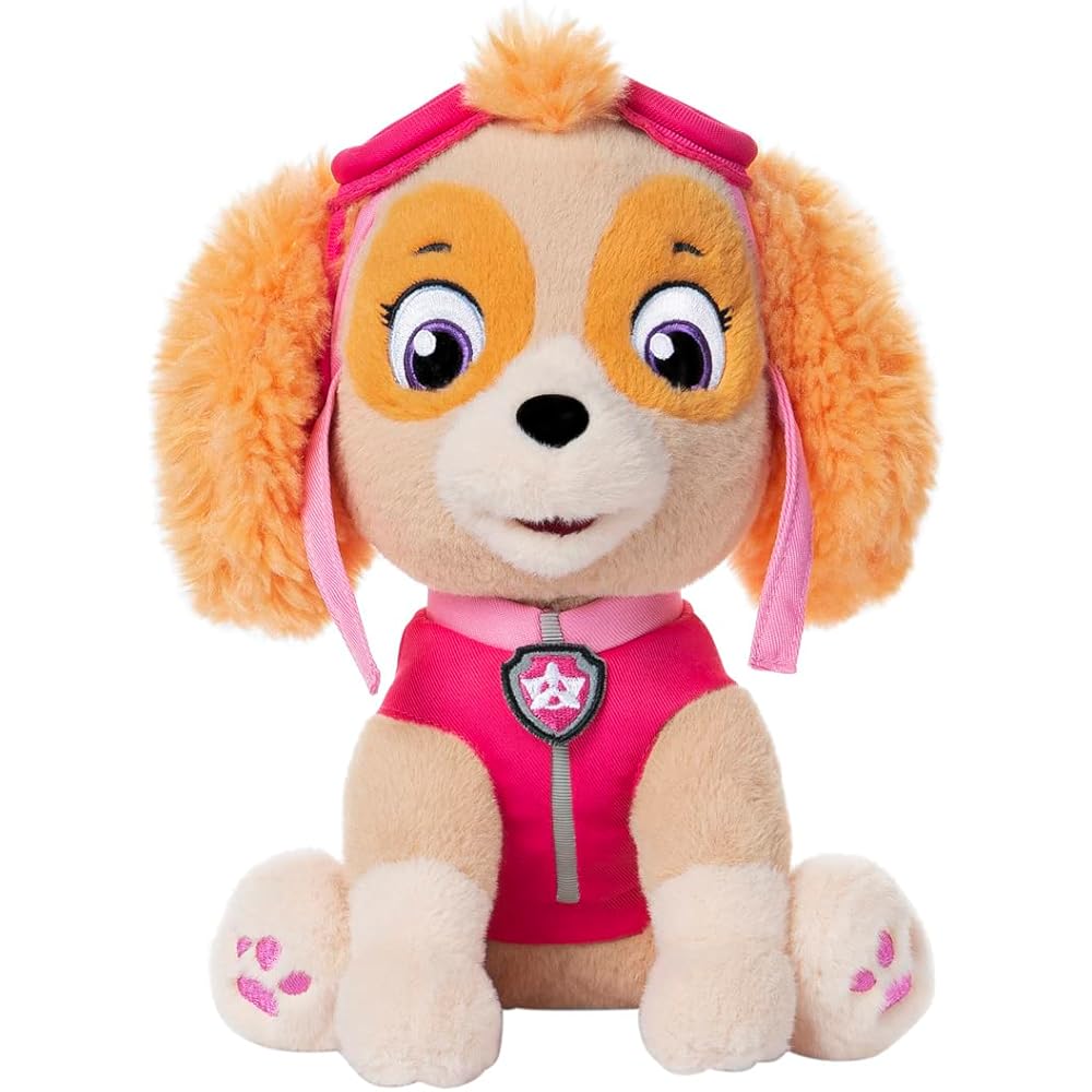 Takaratomy A.R.T.S Paw Patrol Plush Toy Sky Version 23cm Height Soft Stuffed Animal