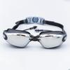 Adult Anti-Fog UV PC Swimming Goggles With Silicone Gasket Adjustable Swim Glasses for Sports