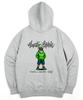 Street Santa Green Hoodie Gray_8180