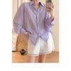 DIMANAF 2026 Summer New Plus Size Women Blouse Shirt Vintage Loose Cotton Linen Casual Lady Tops Button Solid