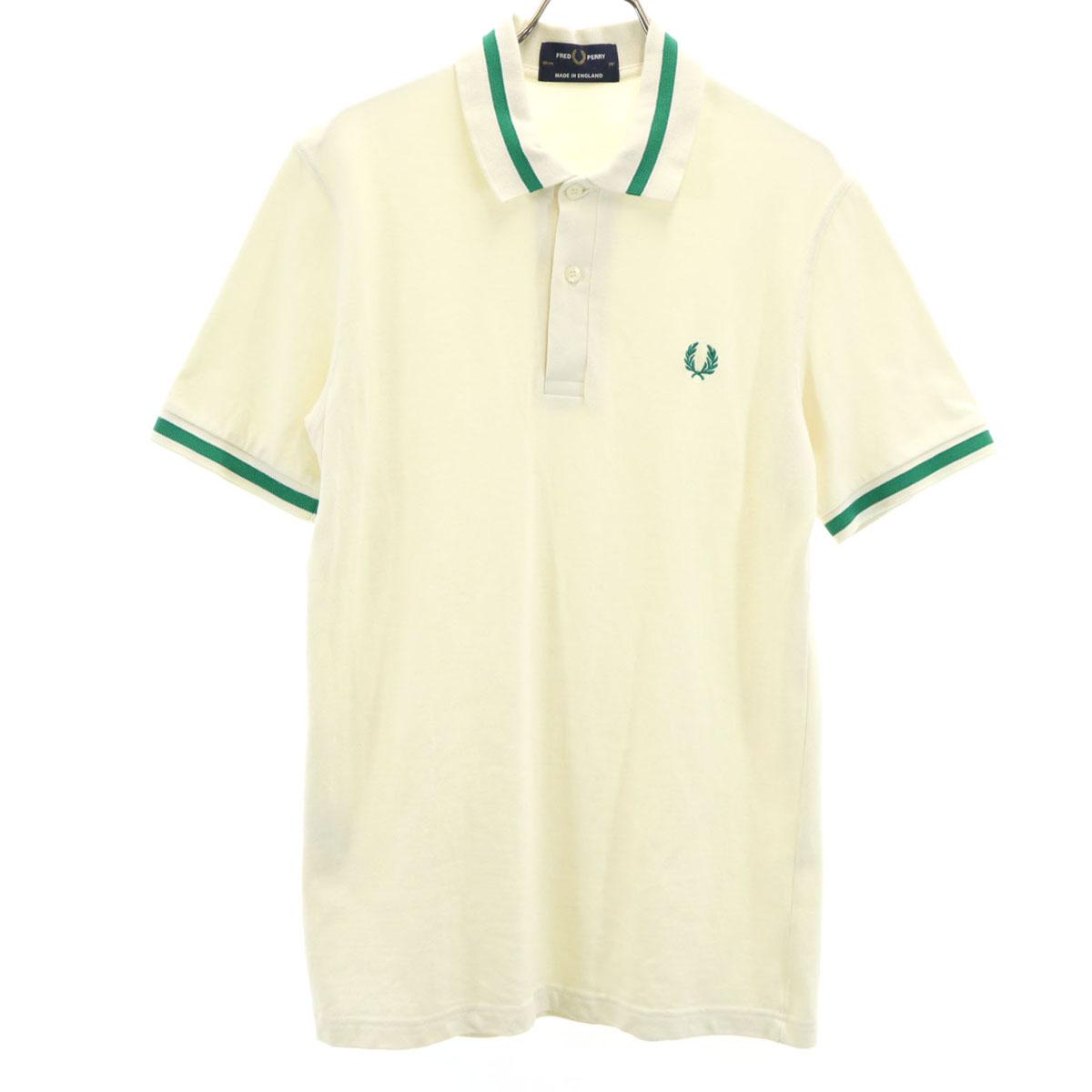 

FRED PERRY Made in England Short sleeve Polo shirt 38 beige Fawn Men s Used
