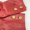 CHANEL 2001 High Summer P17886 Red Goatskin Camellia Lining Leather Jacket Jacket 38 RedUsed