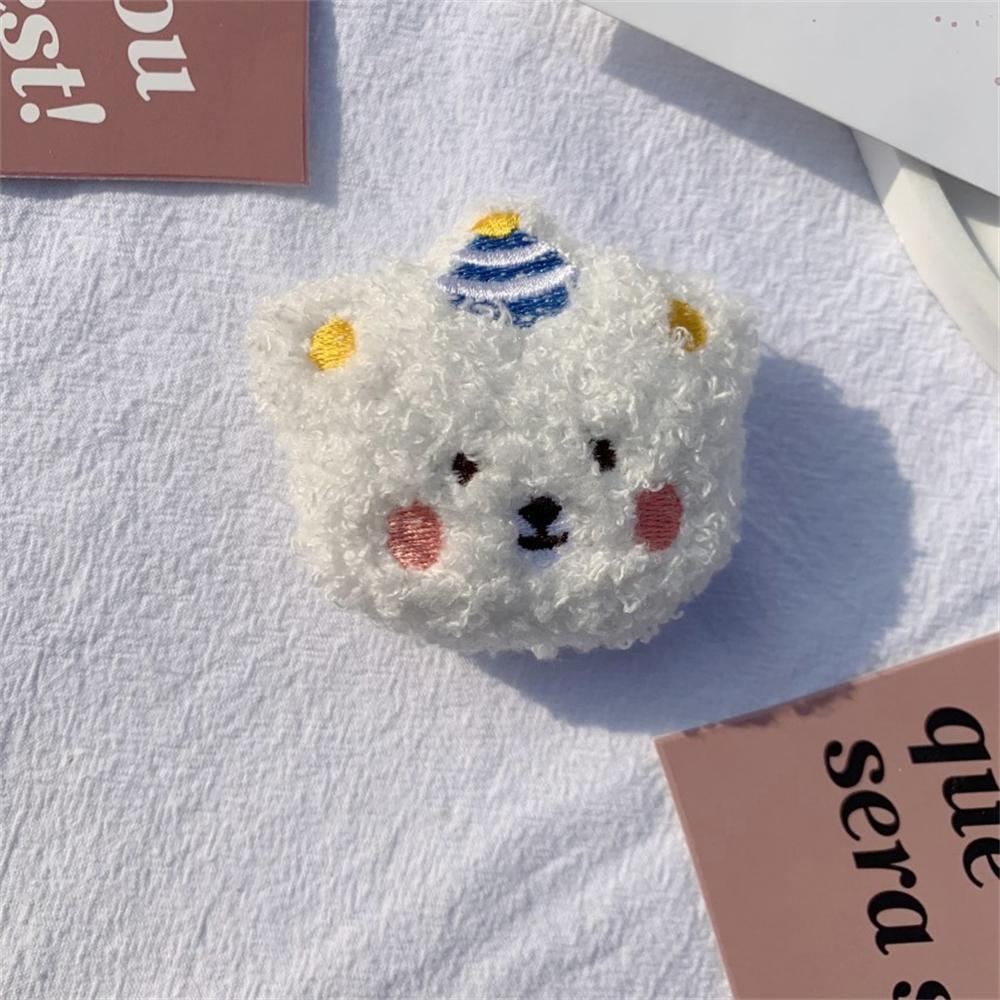 Cute Teddy Bear Brooch Plush Bear Doll Pins For Women Girls Scarf Backpack Water Cup Hanging Accessories