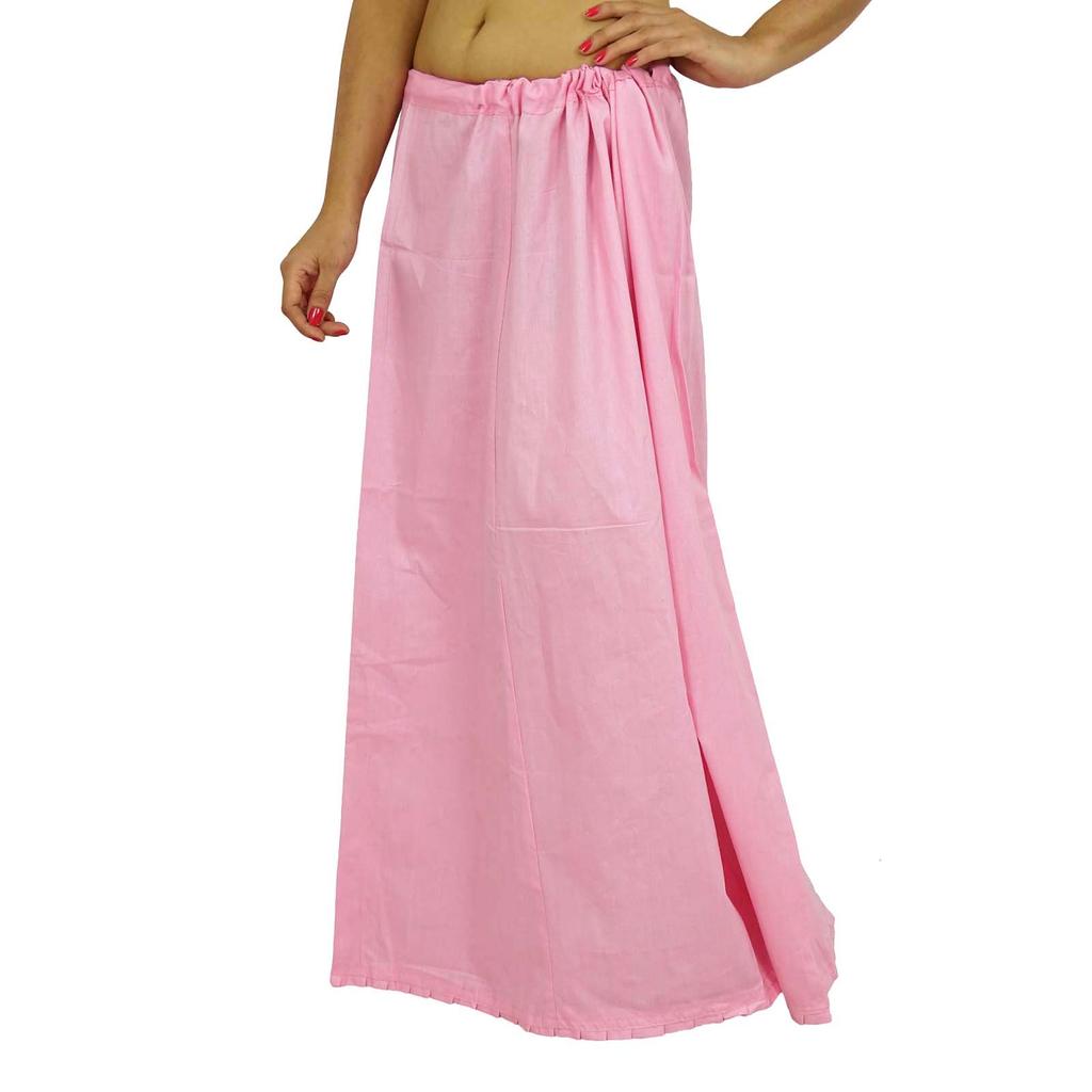 Saree Petticoat Underskirt Cotton Bollywood Indian Lining For Sari