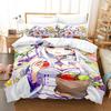 Re Zero Bedding Set Single Twin Full Queen King Size Bed Set Aldult Kid Bedroom Duvetcover Sets 3D Print Anime Bed Sheet Set