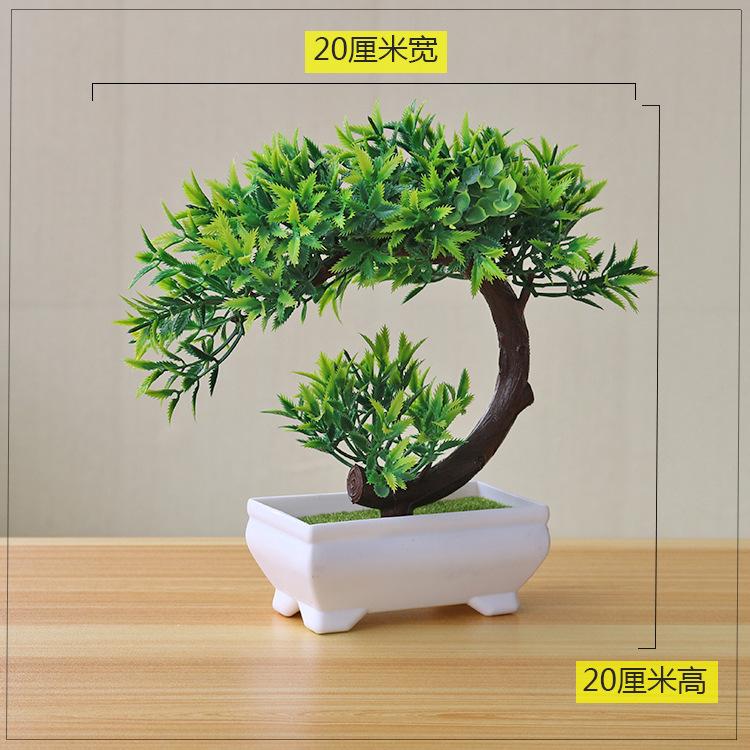 Artificial Plastic Plants Bonsai Small Tree Fake Flower Room Living Room Table Decoration Home Wedding Garden Decor Ornaments