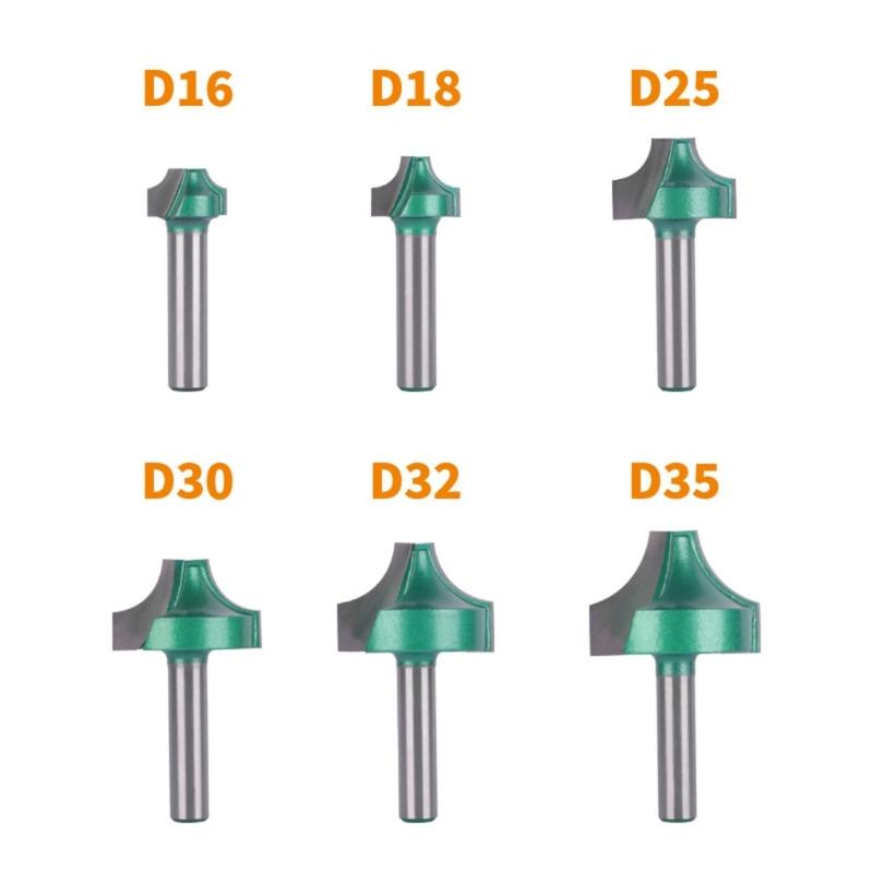 Alloy Router Bit 8mm Shank Collection Including Flat Ballnose V Shaped Cutters for Woodcrafts Projects