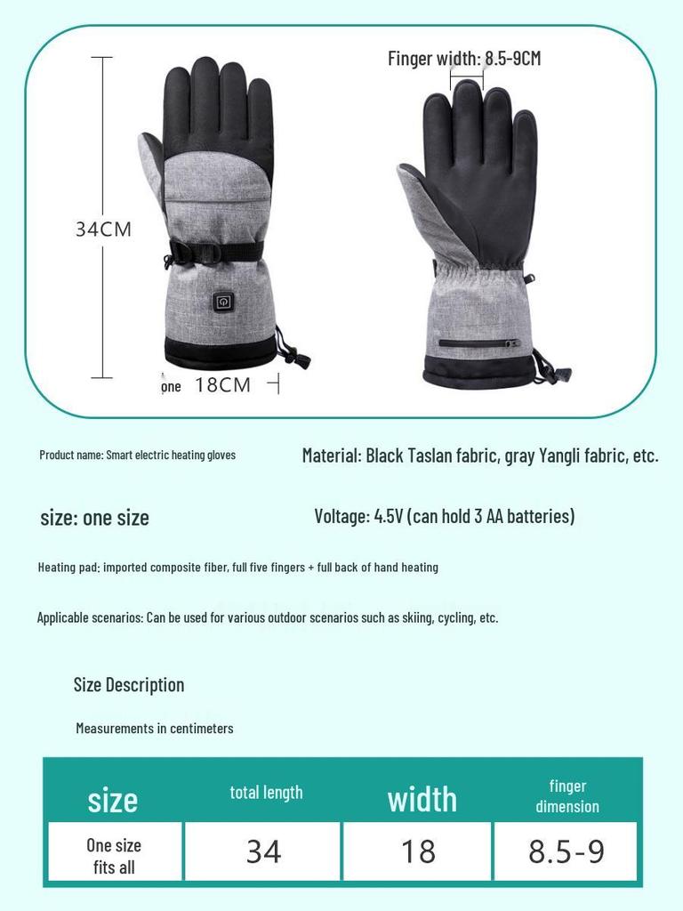 Unisex Heated Gloves: Outdoor Winter Warmth with Smart Temperature Control for Cycling, Mountaineering, and Skiing