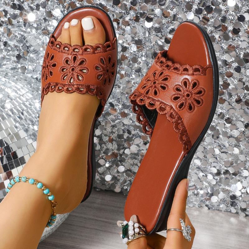 Mode Elegante Damen Sandalen Sommer Bequem Sexy Keilförmige Damen Hausschuhe Modische Strandparty Damen Schuhe Flip Flops Pantoletten