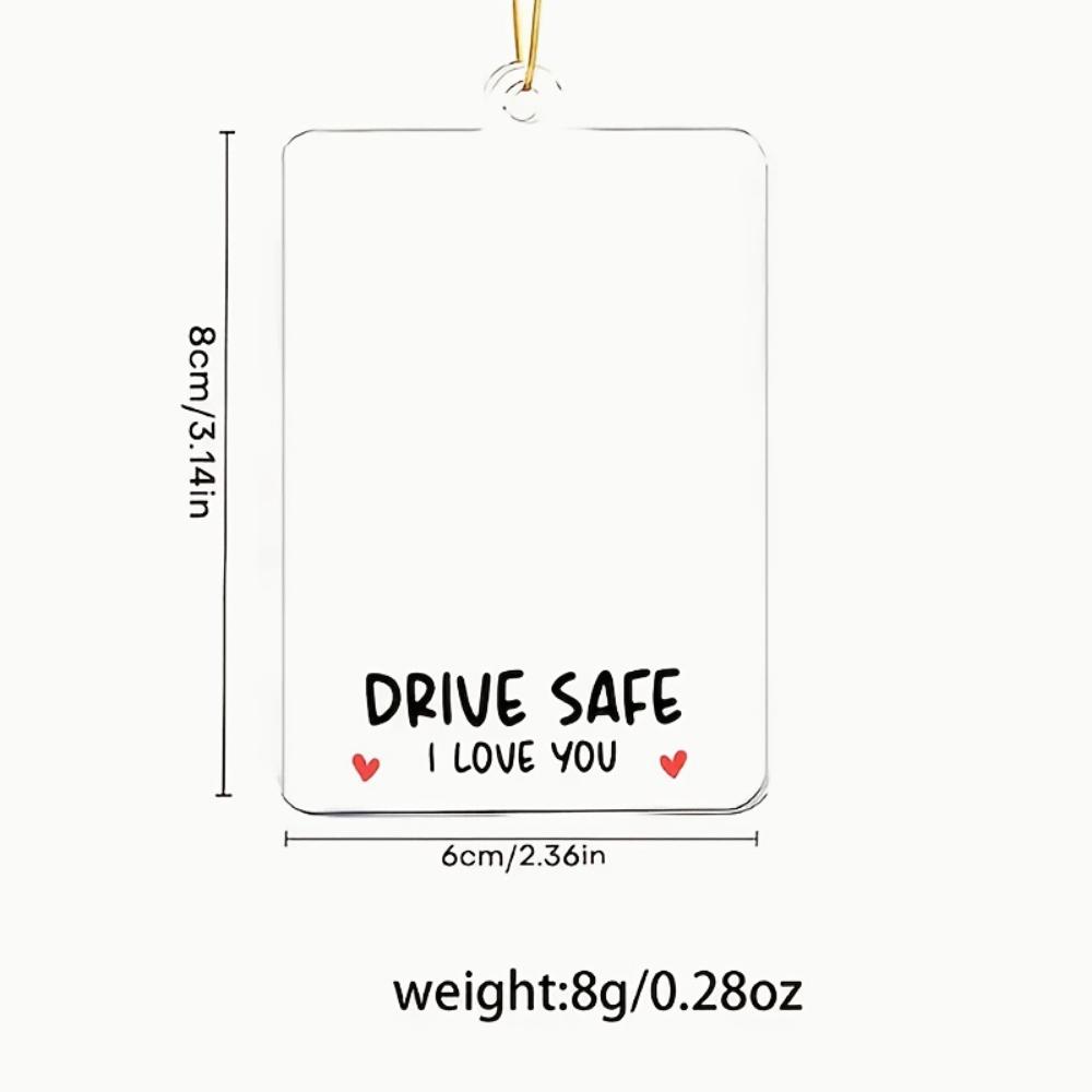 

Автомобільний кулон з фото на замовлення, акриловий безпечної їзди я люблю тебе персоналізовані подарунки на річницю та весілля, декор для сімейної кімнати, офісу, подарунки на День святого Валентина 8cm