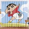 Crayon Shin-chan 3D Digital Print Curtains Cartoon Window Blackout Curtain Bedroom Fashion Style Home Decor Cute Anime Findings