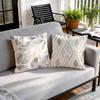 1pcs/4pcs Bohemian Light Brown Leaf Cushions Pillowcase Polyester Cushion Cover Throw Pillow Pillowcover Home Car Sofa Decor