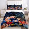 Detective Conan Mystery Print 3Pcs Bedding Setduvet Cover With 2 Bedropillowcase Home Birthday Gift