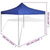 Folding Tent 3 X 3 M Blue