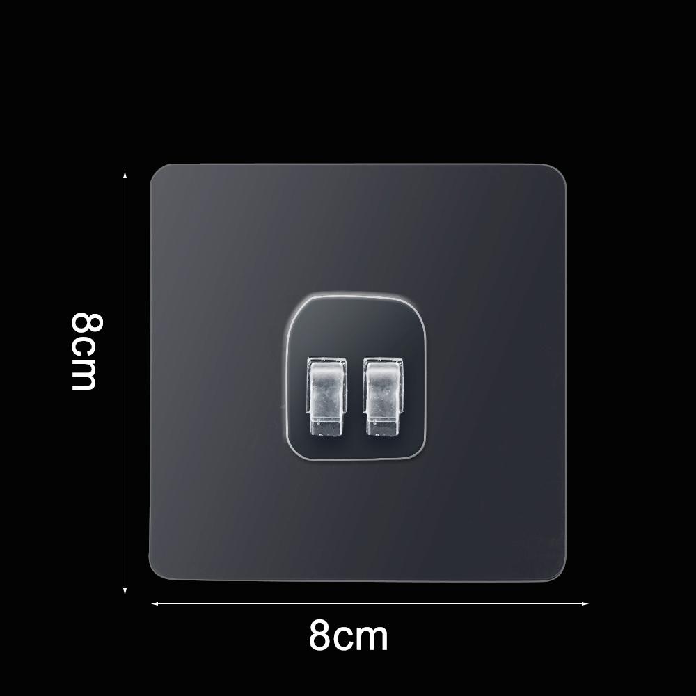 

1/2/5 шт. Наклейка на полку для ванной комнаты Водонепроницаемая Кухонная Наклейка Настенный Крючок Вешалка Прозрачный Бесследный Крючок с Сильным Клеем Дом