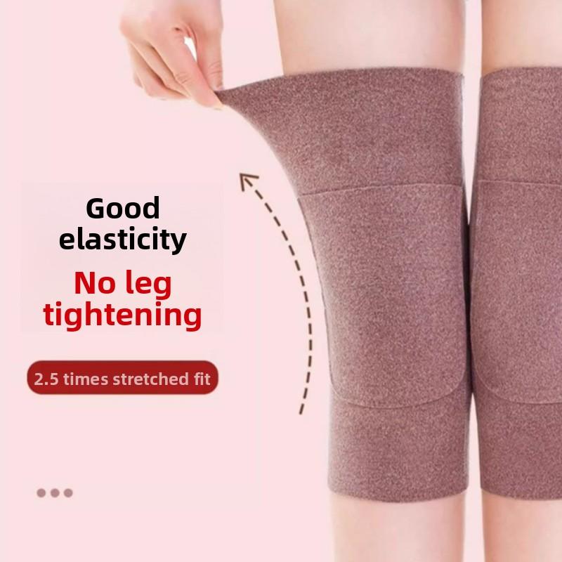 German Velvet Pocket Knee Pads To Keep Warm, Thick Anti-slide Knee Pads for Sports To Protect The Whole Leg, Knee Joints, Old Cold Legs, and Thighs.