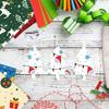 Merry Christmas DIY Craft Decorative Paper Set, 12 Sheets Creative Journal Scrapbook Background Paper