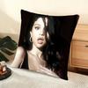 S-Selena Gomez Cushion Cover Soft Short Plush Pillow Cover Smooth Cozy Texture Aesthetic Cushion Case Home Decor