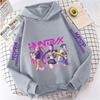 Korean Popular Demon Hunter Children's Hoodie Casual Girl Clothing Autumn and Winter Cute Cartoon Warm Children's Clothing
