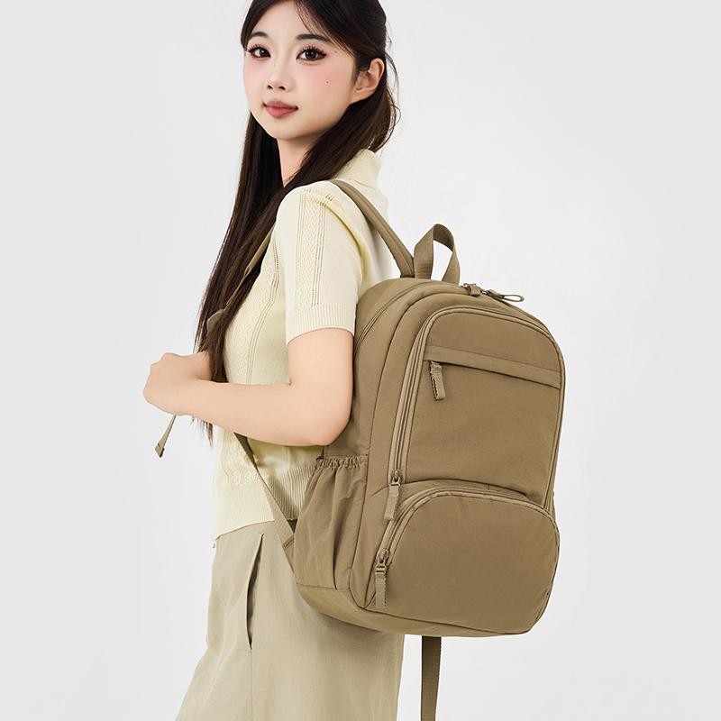 Outdoor Travel Waterproof Backpack Large Capacity Women's Nylon Backpack Lightweight Travel Backpack