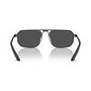 Prada Irregular Shape Sunglasses With Decorative Temples Men Sunglasses Black PRA53S1BO5S0
