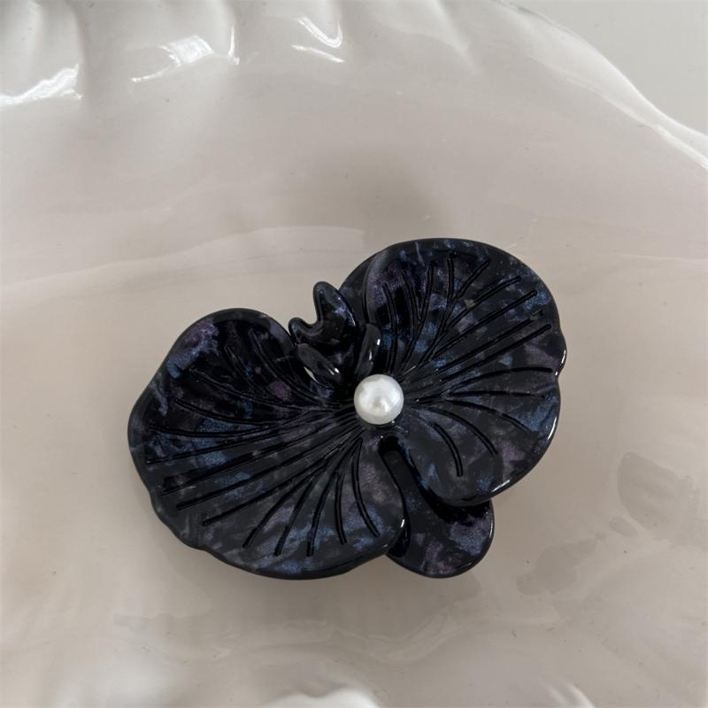 Korean Style Moth Orchid Acetate Hair Clips Sweet Flower Series Hairpin Ins Side Clip For Women Girls Hair Accessories