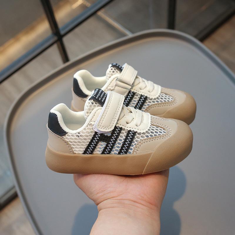 Children's Fashion Anti-kick Classic Low-top Board Shoes 2025 Spring New Korean Version of Boys and Girls Color Matching Casual Small Single Shoes
