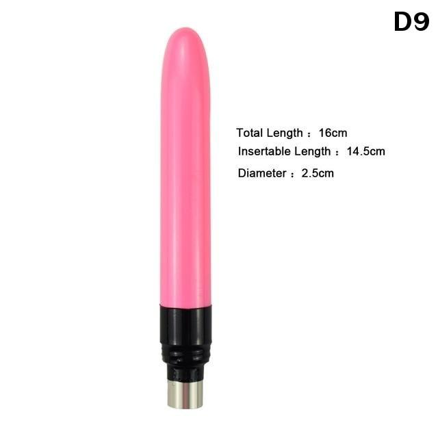 28 Types Pink Purple Dildos A2 / F2 Sex Machine Attachments