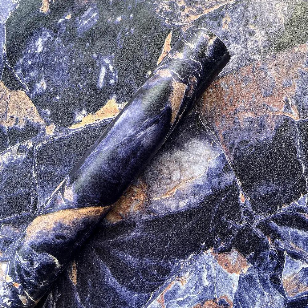 

Синие самоклеящиеся обои для украшения дома, столовой, гостиной, спальни, фоновая стена, персонализированная ПВХ наклейка 45X300CM