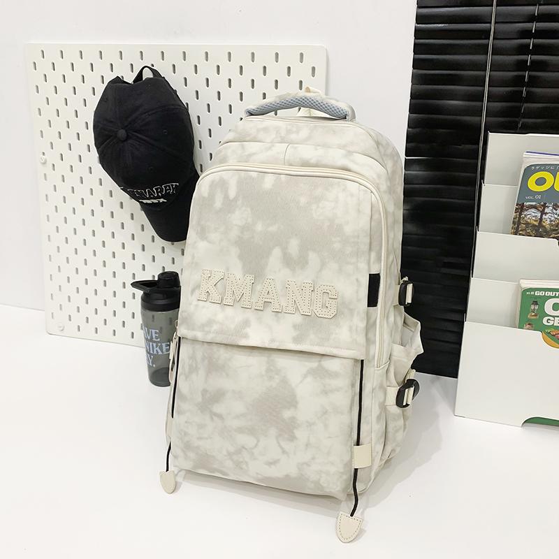 Middle School Student Schoolbag Men's Letter Backpack Women's Large Capacity Backpack
