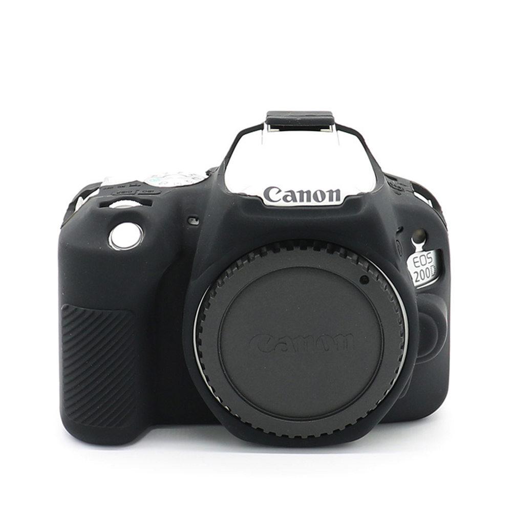Husă de protecție moale din silicon pentru corp pentru camera Canon EOS 200D 200DII 250D, husă de cauciuc, skin