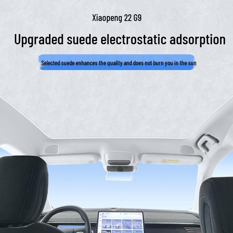 Xiaopeng 22 G9 Sunroof Sunshade: Heat Insulation, Sun Protection, Privacy, Opaque Visor