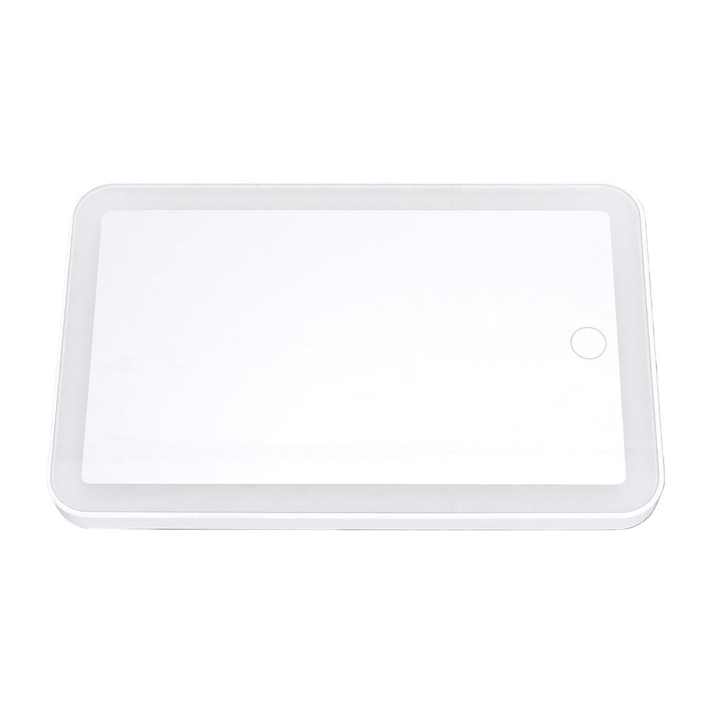 Portable Lighted Beauty Mirror Dimmable Magnetic Folding Travel Makeup Mirror 3 Colors Lighting USB Rechargeable