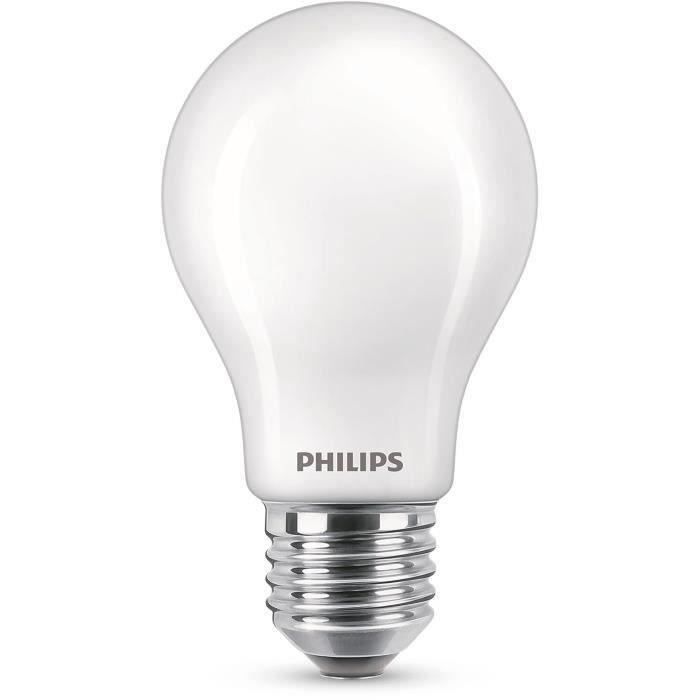 Philips LED žárovka Ekvivalent 75W E27 Studená bílá nestmívatelná, sklo, sada 2