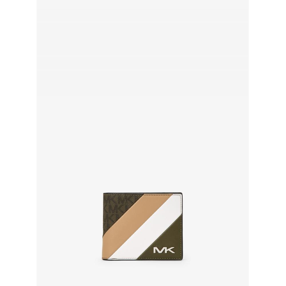 

РУКОВОДСТВО MICHAEL KORS GREYSON С КАРМАНОМ ДЛЯ МОНЕТ 36F3LCOF3B317 OLIVE MULTI