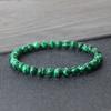 New 17/19/21cm Colorful Malachite Elastic Bracelet Women Men 6MM Beads Couple Bangles Chain Friendship Pulsera Jewelry Gift