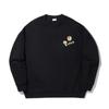 Li Ning Sam Taylor Artist Limited Edition Printed Letter Crew Neck Comfortable Breathable Loose Sweatshirt Men Sweatshirt Black AWDV713-3