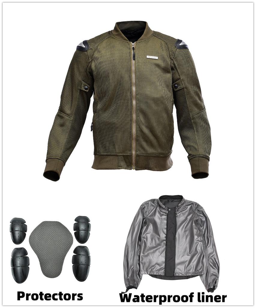 [Code-frei-Aktion] Sommer-Motorrad-Radbekleidung, Lokomotivkleidung für Herren und Damen, sturzfest und atmungsaktiv